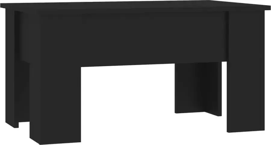 Maison Exclusive Salontafel 79x49x41 cm bewerkt hout zwart