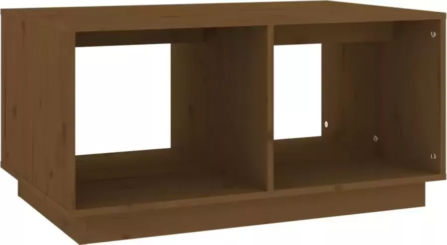 Maison Exclusive Salontafel 80x50x40 cm massief grenenhout honingbruin - Foto 2
