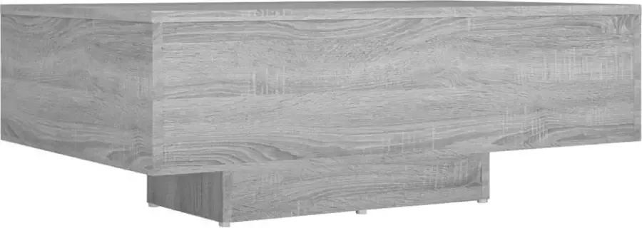 Maison Exclusive Salontafel 85x55x31 cm bewerkt hout grijs sonoma eikenkleurig