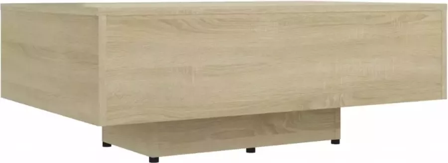 Maison Exclusive Salontafel 85x55x31 cm spaanplaat sonoma eikenkleurig