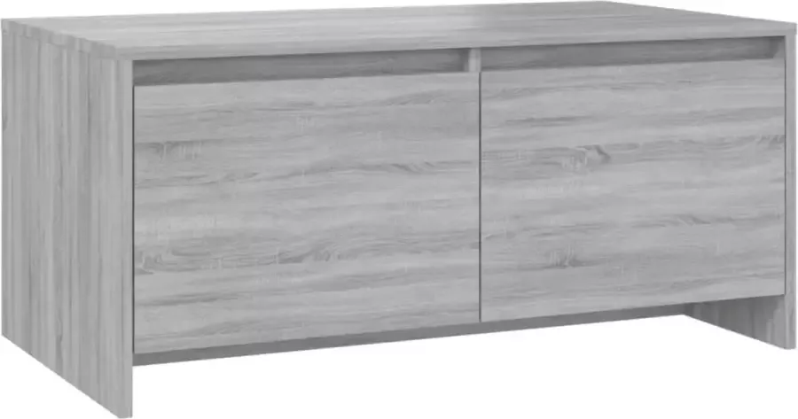 Maison Exclusive Salontafel 90x50x41 5 cm spaanplaat grijs sonoma eikenkleurig