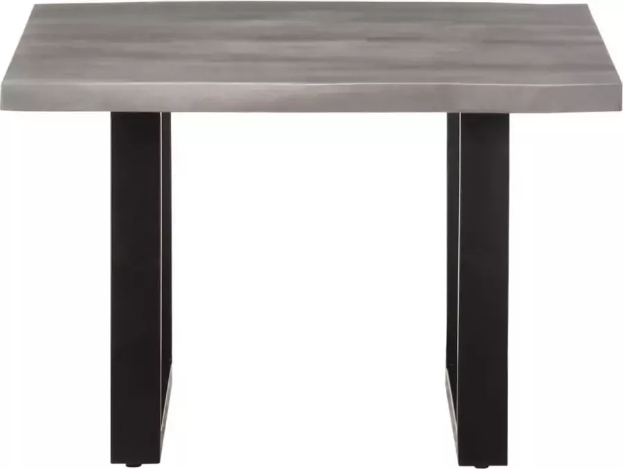 Maison Exclusive Salontafel met natuurlijke randen 60x60x40 cm acaciahout - Foto 2