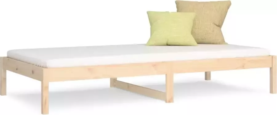 Maison Exclusive Slaapbank 90x200 cm massief grenenhout