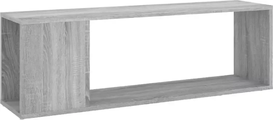 Maison Exclusive Tv-meubel 100x24x32 cm bewerkt hout grijs sonoma eikenkleurig