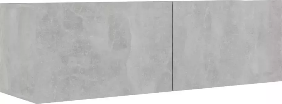 Maison Exclusive Tv-meubel 100x30x30 cm bewerkt hout betongrijs