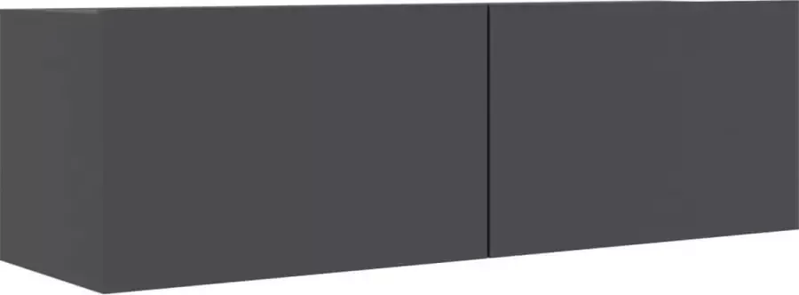 Maison Exclusive Tv-meubel 100x30x30 cm bewerkt hout grijs