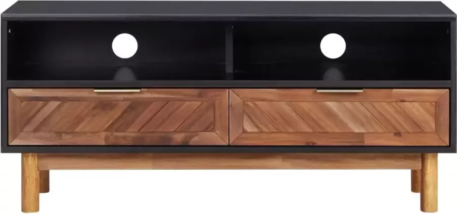 Maison Exclusive Tv-meubel 100x35x45 cm massief acaciahout en MDF
