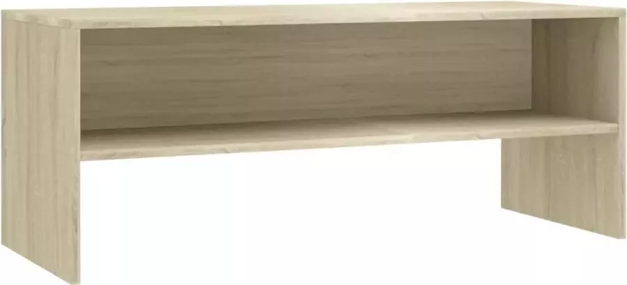 Maison Exclusive Tv-meubel 100x40x40 cm bewerkt hout sonoma eikenkleurig