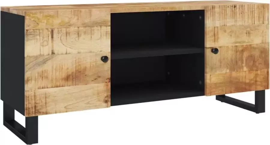 Maison Exclusive Tv-meubel 105x33x46cm massief mangohout