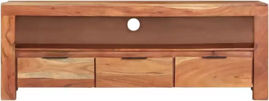 Maison Exclusive Tv-meubel 110x30x40 cm massief acaciahout - Foto 3