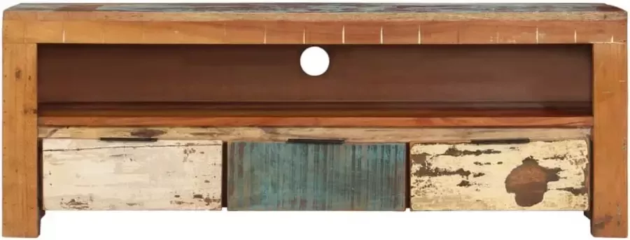 Maison Exclusive Tv-meubel 110x30x40 cm massief gerecycled hout - Foto 2