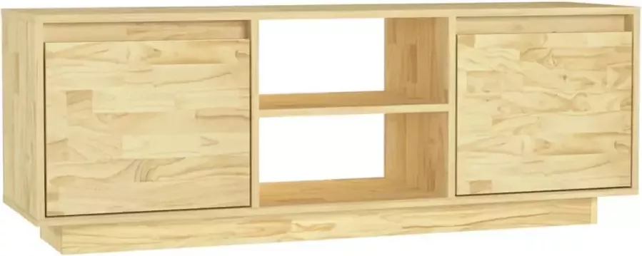 Maison Exclusive Tv-meubel 110x30x40 cm massief grenenhout