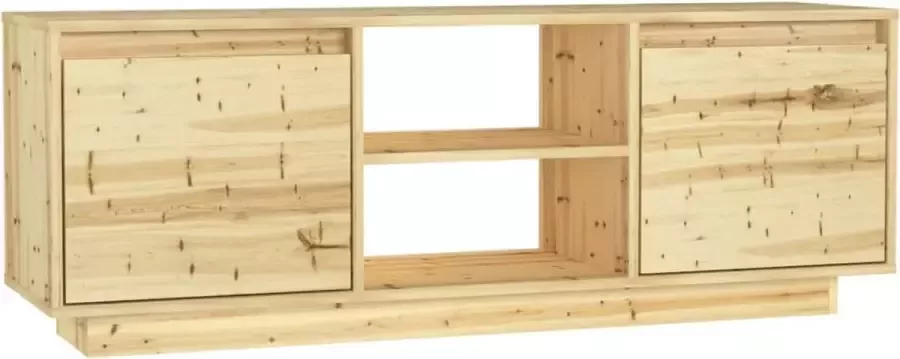 Maison Exclusive Tv-meubel 110x30x40 cm massief vurenhout