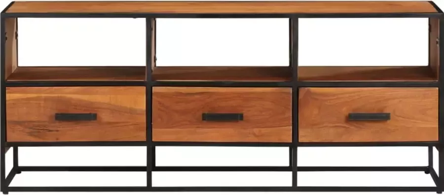 Maison Exclusive Tv-meubel 110x30x45 cm massief acaciahout