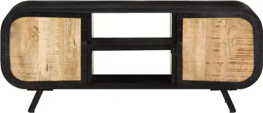 Maison Exclusive Tv-meubel 110x30x45 cm ruw mangohout