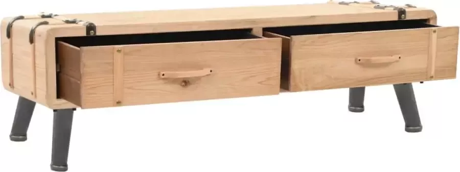 Maison Exclusive Tv-meubel 110x33x35 cm massief vurenhout