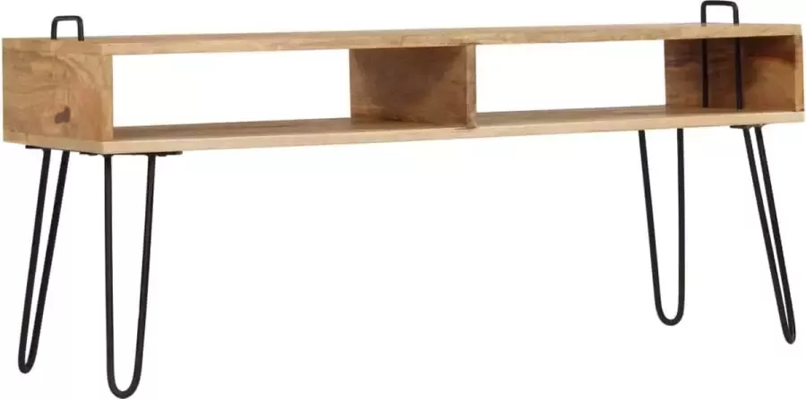 Maison Exclusive Tv-meubel 110x35x45 cm massief mangohout
