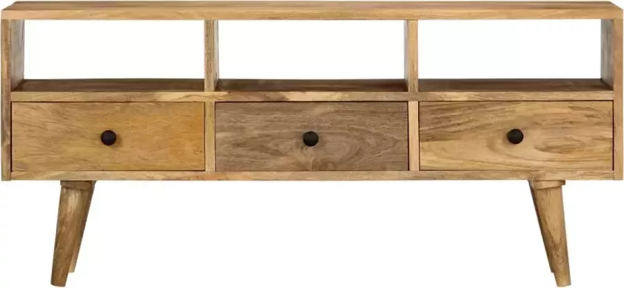 Maison Exclusive Tv-meubel 110x36x50 cm massief mangohout