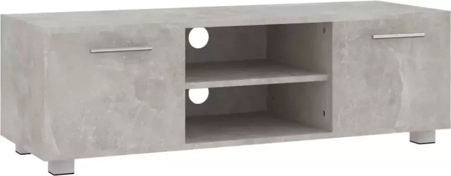 Maison Exclusive Tv-meubel 110x40x35 cm bewerkt hout betongrijs