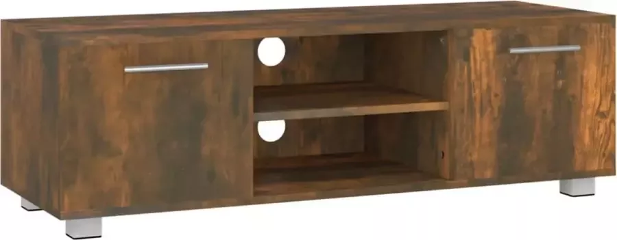 Maison Exclusive Tv-meubel 110x40x35 cm bewerkt hout gerookt eikenkleurig