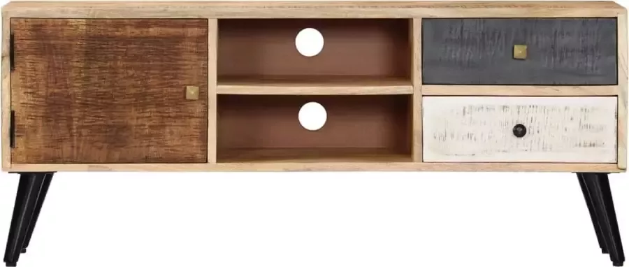 Maison Exclusive Tv-meubel 115x30x47 cm massief mangohout