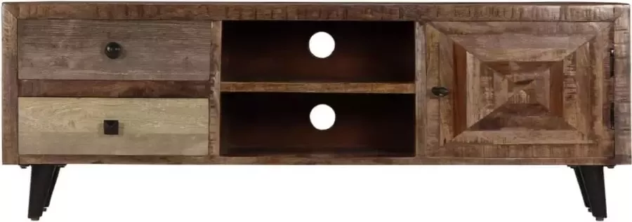 Maison Exclusive Tv-meubel 118x30x40 cm massief mangohout