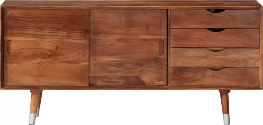 Maison Exclusive Tv-meubel 118x30x55 cm massief acaciahout