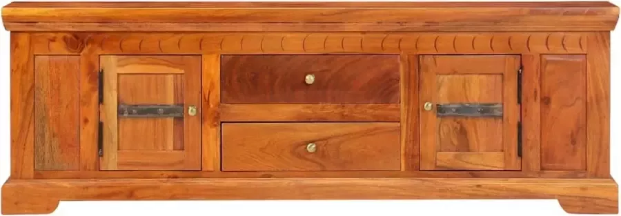 Maison Exclusive Tv-meubel 119x30x40 cm massief acaciahout