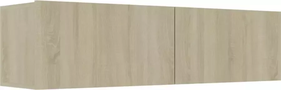 Maison Exclusive Tv-meubel 120x30x30 cm bewerkt hout sonoma eikenkleurig