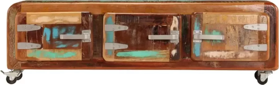 Maison Exclusive Tv-meubel 120x30x37 cm massief gerecycled hout