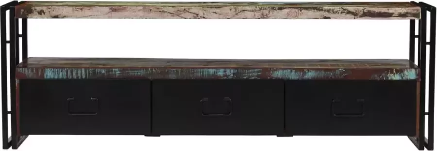 Maison Exclusive Tv-meubel 120x30x40 cm massief gerecycled hout - Foto 5