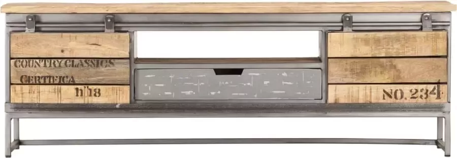 Maison Exclusive Tv-meubel 120x30x40 cm massief mangohout - Foto 7