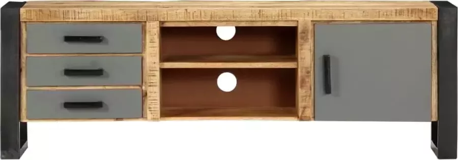 Maison Exclusive Tv-meubel 120x30x40 cm massief mangohout - Foto 5