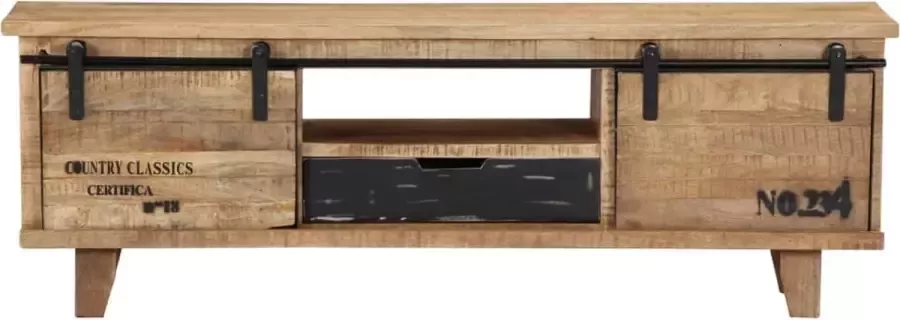 Maison Exclusive Tv-meubel 120x30x40 cm massief mangohout - Foto 4