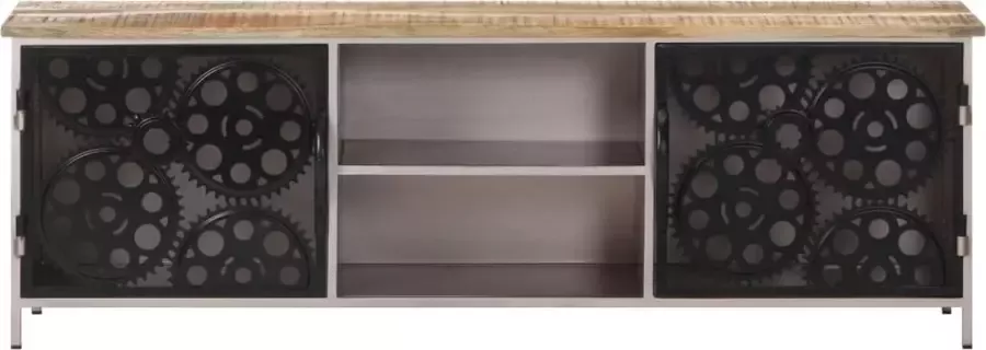 Maison Exclusive Tv-meubel 120x30x40 cm ruw mangohout - Foto 5