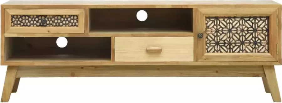 Maison Exclusive Tv-meubel 120x30x42 cm bewerkt hout bruin