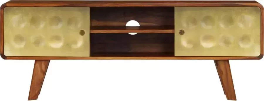 Maison Exclusive Tv-meubel 120x30x45 cm massief sheeshamhout