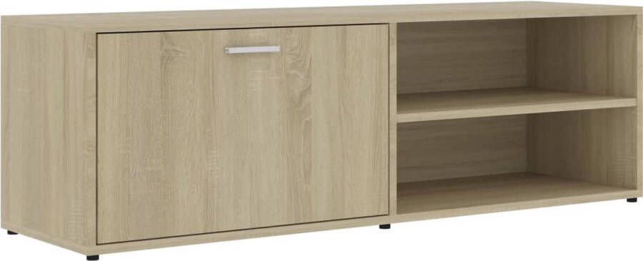 Maison Exclusive Tv-meubel 120x34x37 cm bewerkt hout sonoma eikenkleurig