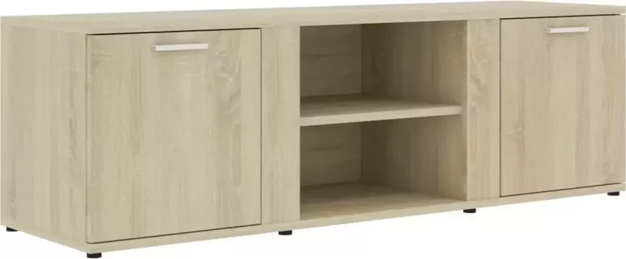 Maison Exclusive Tv-meubel 120x34x37 cm bewerkt hout sonoma eikenkleurig