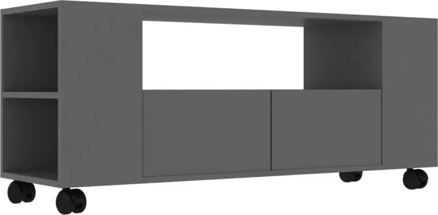 Maison Exclusive Tv-meubel 120x35x43 cm bewerkt hout grijs