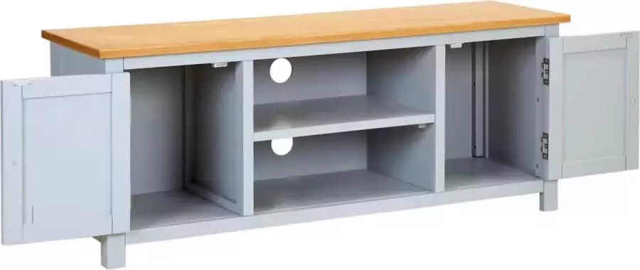 Maison Exclusive Tv-meubel 120x35x48 cm massief eikenhout