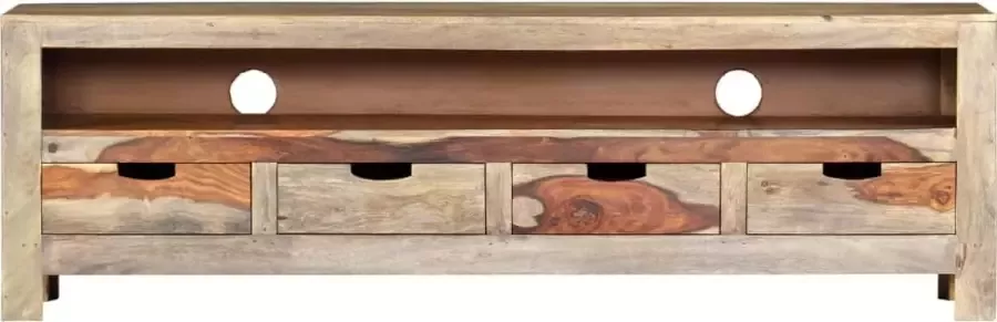 Maison Exclusive TV-meubel 130x30x40 cm massief sheeshamhout