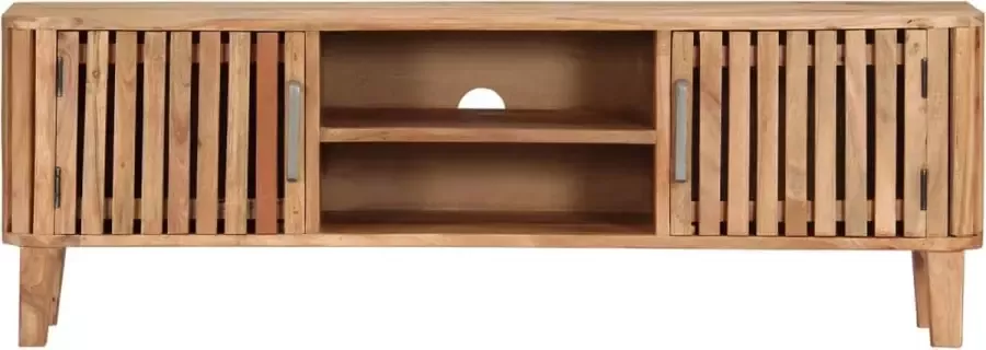 Maison Exclusive Tv-meubel 130x30x45 cm massief acaciahout