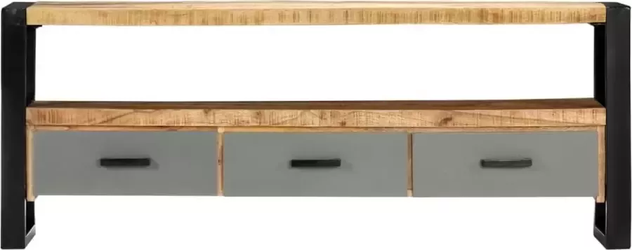 Maison Exclusive Tv-meubel 130x30x50 cm massief mangohout