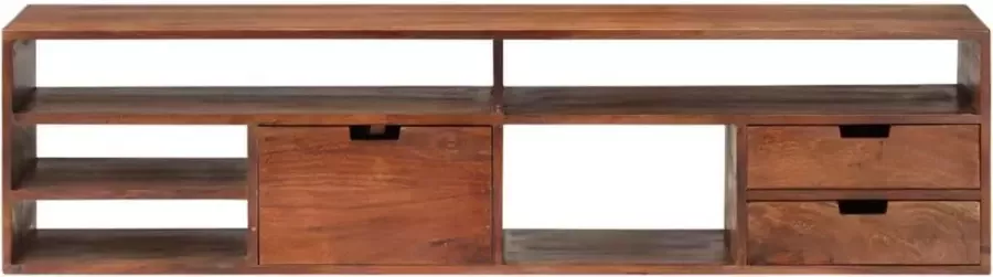 Maison Exclusive Tv-meubel 140x30x35 cm massief acaciahout