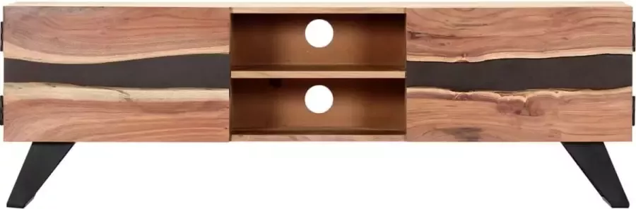 Maison Exclusive Tv-meubel 140x30x45 cm massief acaciahout