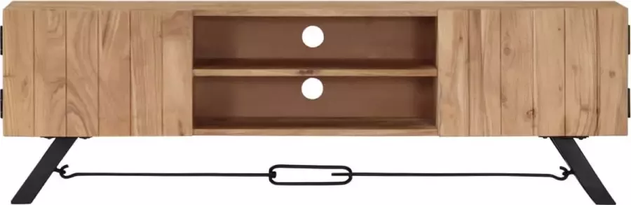 Maison Exclusive Tv-meubel 140x30x45 cm massief acaciahout - Foto 2