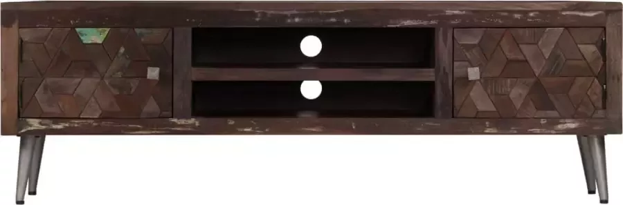 Maison Exclusive Tv-meubel 140x30x45 cm massief gerecycled hout