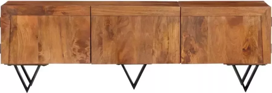 Maison Exclusive Tv-meubel 140x30x46 cm massief mangohout