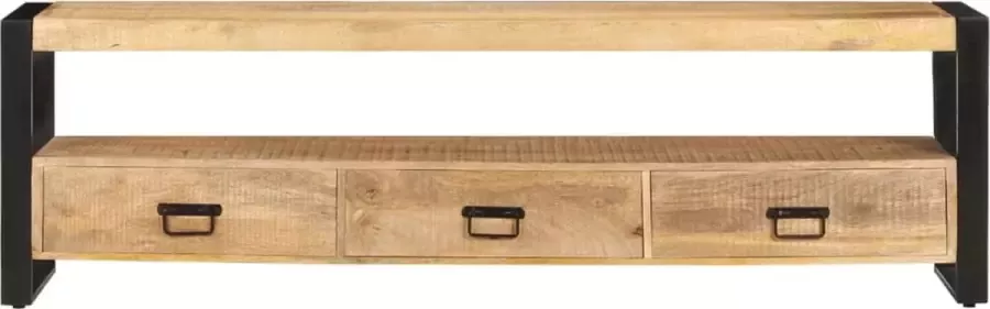 Maison Exclusive Tv-meubel 150x30x45 cm massief mangohout